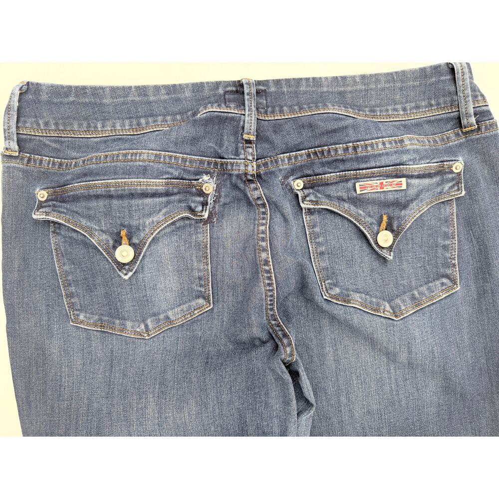 Hudson Jeans Mens 32 Blue Bootcut Stretch Denim Pants Flap Pocket - Picture 8 of 8